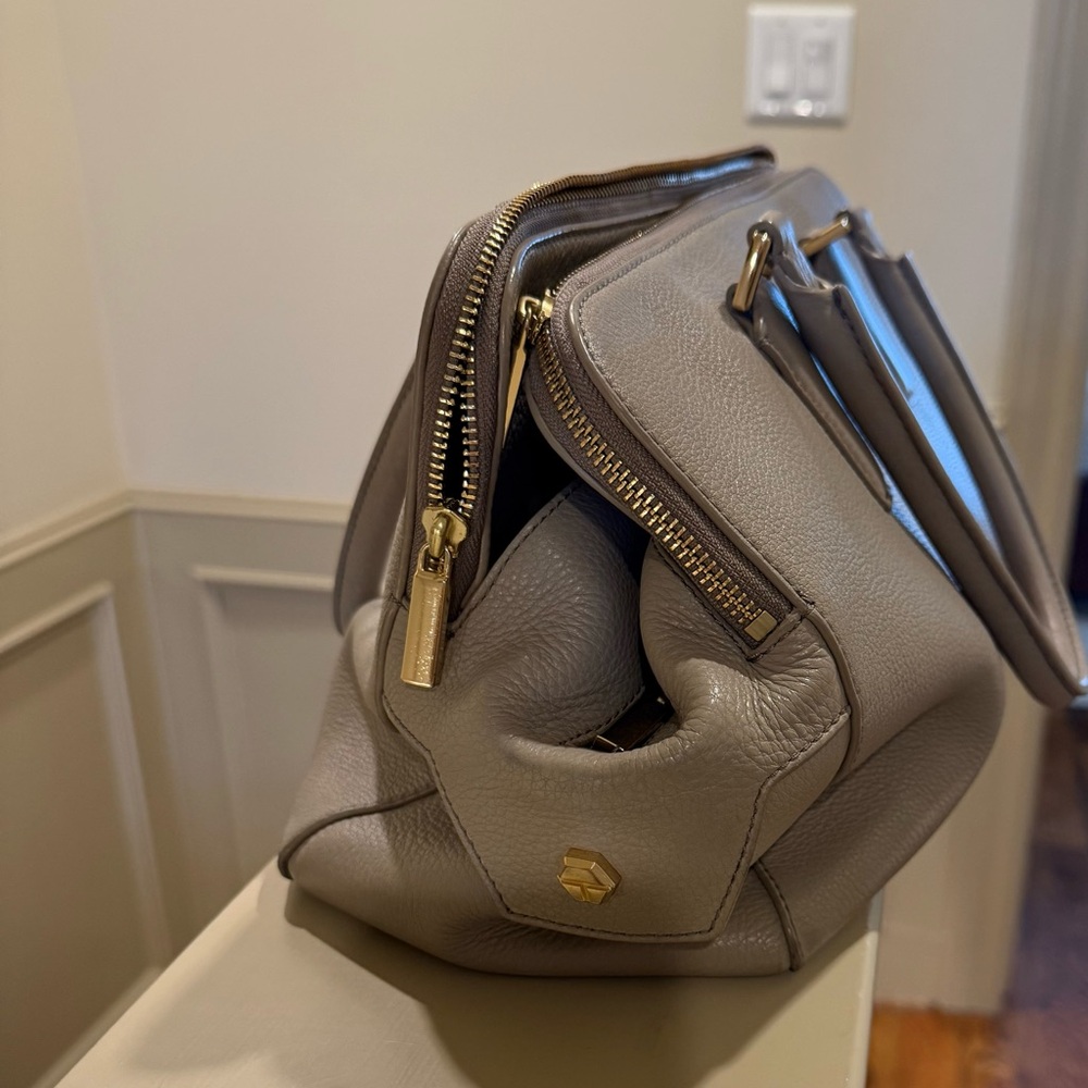 Tory Burch Gray Satchel Bag - Picture 3 of 9